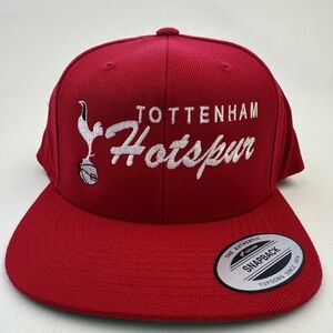 Tottenham Hotspur FC Flat Bill Solid Snapback Hat Cap Embroidered…